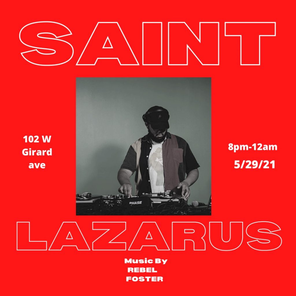 rebel foster at the saint lazarus bar poster
